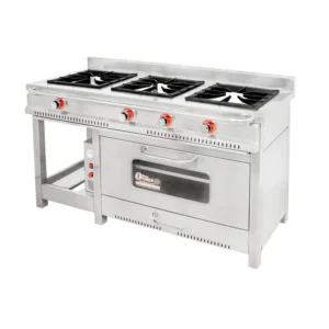 COCINA 3 HORNILLAS CON HORNO TRADICIONAL