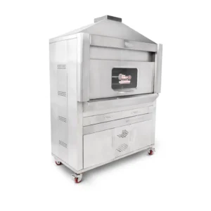HORNO TRADICIONAL PARA POLLOS A LA BRASA - INTERIOR Y EXTERIOR DE ACERO INOXIDABLE