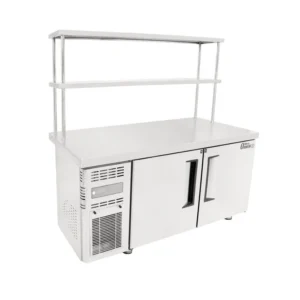 MESA REFRIGERADA DE 2 PUERTAS CON REPISA