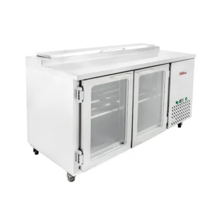 MESA REFRIGERADA DE 2 PUERTAS CON VISOR